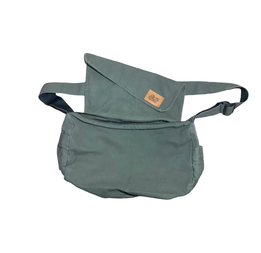 Army Green Messenger Bag