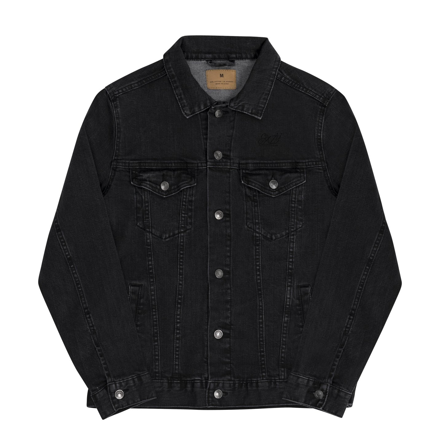 Eazy Black Denim Jacket