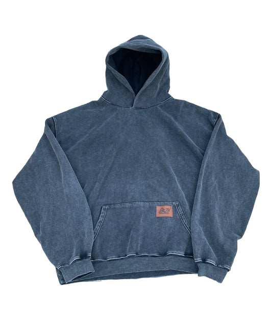 Eazy Black Washed Hoodie
