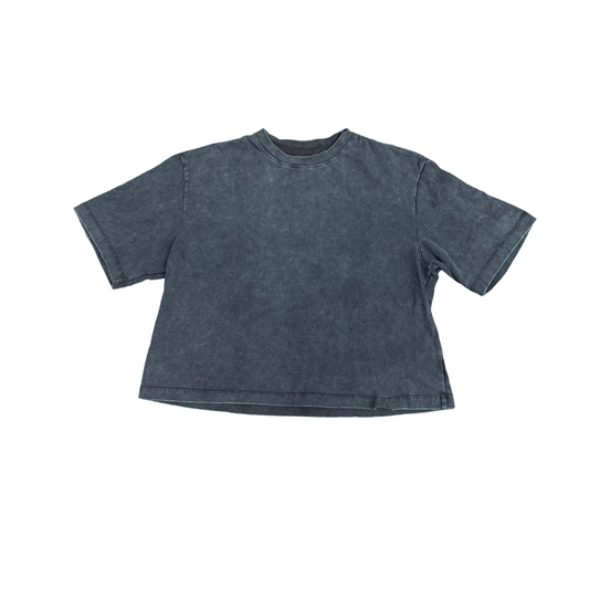 Eazy Black crop tee